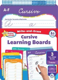 bokomslag Active Minds Write-And-Erase Cursive Learning Boards