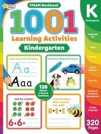 bokomslag Active Minds 1001 Kindergarten Learning Activities: A Steam Workbook