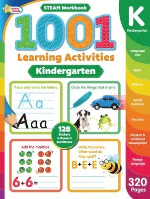 bokomslag Active Minds 1001 Kindergarten Learning Activities