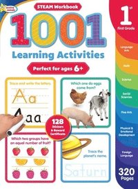bokomslag Active Minds 1001 First Grade Learning Activities: A Steam Workbook