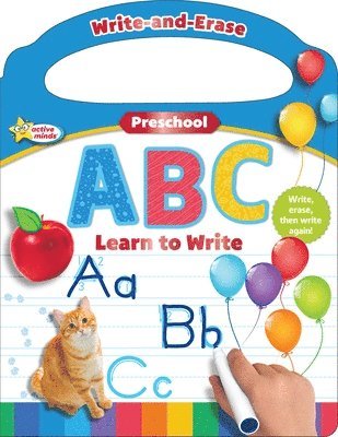 bokomslag Active Minds Write-And-Erase Preschool Abc