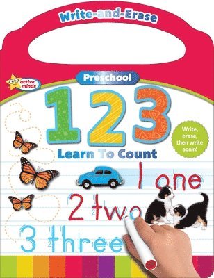 bokomslag Active Minds Write-And-Erase Preschool 123