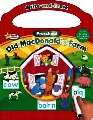 Sequoia Children's Publishing - Active Minds Write-And-Erase Preschool Old Macdonald's Farm, Kartonnage