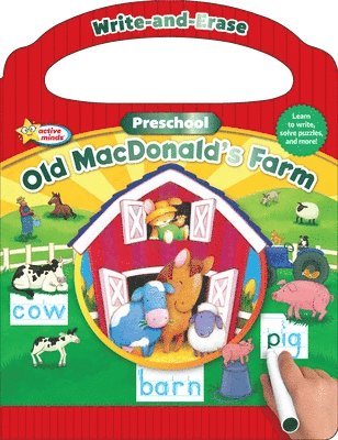 Active Minds Write-And-Erase Preschool Old MacDonald's Farm 1