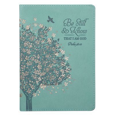 Journal Be Still & Know Floral 1