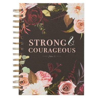 bokomslag Large Wire Journal Strong & Courageous Prov. 31:25