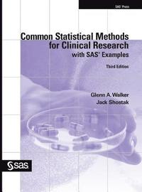 bokomslag Common Statistical Methods for Clinical Research with SAS Examples, Third Edition