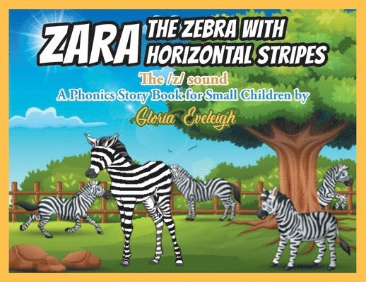 Zara the Zebra with Horizontal stripes 1