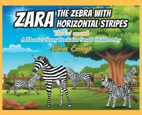 Zara the Zebra with Horizontal stripes 1