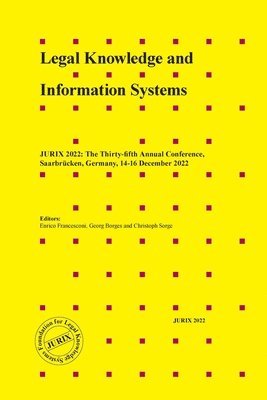 bokomslag Legal Knowledge and Information Systems