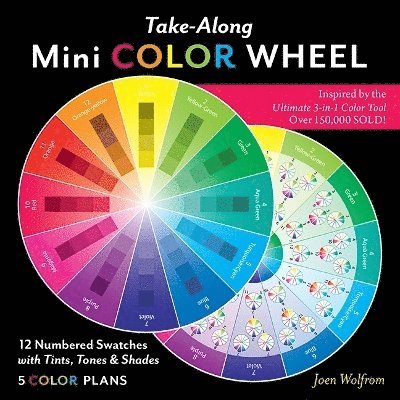 Take-Along Mini Color Wheel: 12 Numbered Swatches with Tints & Shades, 5 Color Plans 1
