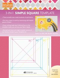 bokomslag fast2cut 3-in-1 Simple Square Template