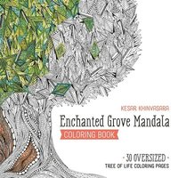 bokomslag Enchanted Grove Mandala Coloring Book: 30 Oversized Tree of Life Coloring Pages