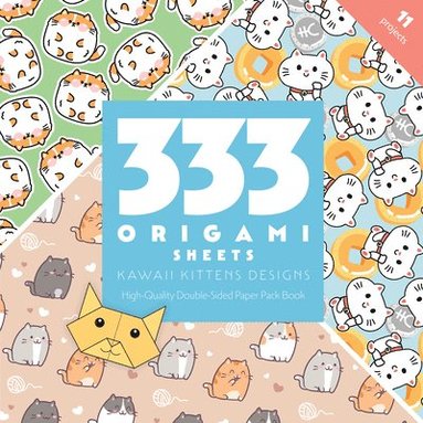 bokomslag 333 Origami Sheets Kawaii Kittens Designs: High-Quality Double-Sided Paper Pack Book