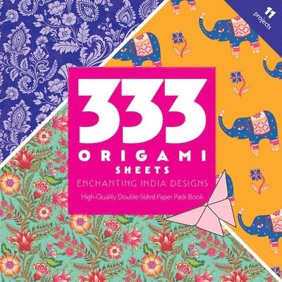 Publishing - 333 Origami Sheets Enchanting India Designs: High-Quality Double-Sided Paper Pack Book, Häftad
