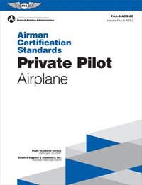 bokomslag Airman Certification Standards: Private Pilot - Airplane (2025): Faa-S-Acs-6c