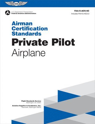 bokomslag Airman Certification Standards: Private Pilot - Airplane (2025): Faa-S-Acs-6c