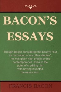 bokomslag Bacon's Essays