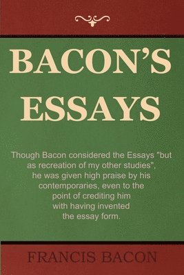 Bacon's Essays 1