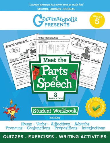 Coert Voorhees - Parts of Speech Workbook, Grade 5, Häftad
