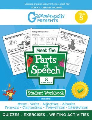 bokomslag The Parts of Speech Workbook, Grade 5