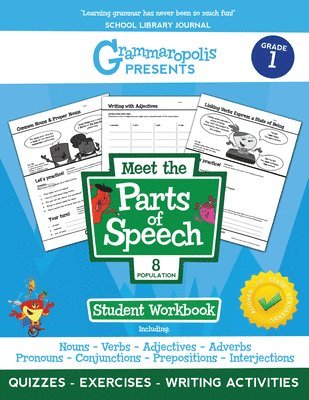 bokomslag Parts of Speech Workbook, Grade 1