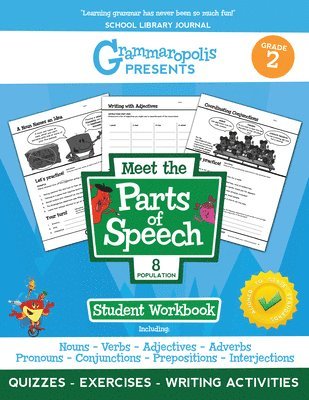 Parts of Speech Workbook, Grade 2