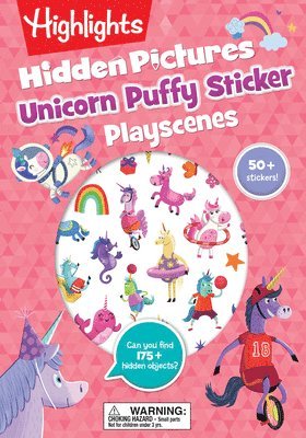 Unicorn Puffy Sticker Playscenes 1