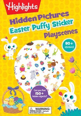 Easter Hidden Pictures Puffy Sticker Playscenes, Häftad