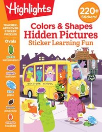 bokomslag Colors & Shapes: Hidden Pictures - Sticker Learning Fun