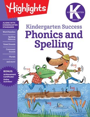 Kindergarten Phonics and Spelling Learning Fun Workbook 1