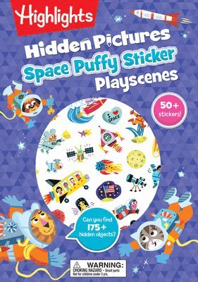 bokomslag Space Hidden Pictures Puffy Sticker Playscenes