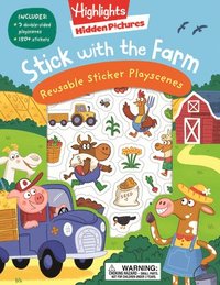 bokomslag Stick with the Farm Hidden Pictures Reusable Sticker Playscenes