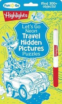 bokomslag Let's Go Neon Travel Hidden Pictures Puzzles