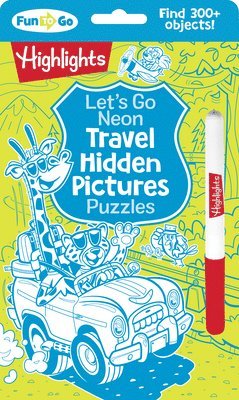 bokomslag Let's Go Neon Travel Hidden Pictures Puzzles