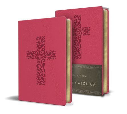 Biblia Católica En Español. Símil Piel Fucsia, Tamaño Compacto / Catholic Bible. Spanish-Language, Leathersoft, Fuchsia, Compact 1