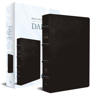 Rvr 1960 Biblia de Estudio Dake, Tamaño Grande, Piel Negra / Spanish Rvr 1960 Dake Study Bible, Large Size, Black Leather 1