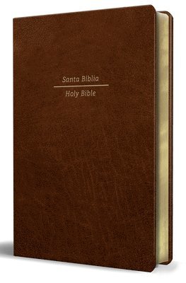 Biblia Bilingüe Reina Valera 1960/ESV Tamaño Grande Piel Marrón / Bilingual Bible Rvr60/English Standard Large Size Large Print Leather