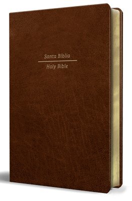 Biblia Bilingüe Reina Valera 1960/ESV Tamaño Grande Piel Marrón / Bilingual Bibl E Rvr60/English Standard Large Size Large Print Leather 1