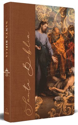 bokomslag Biblia Rvr 1960 Letra Grande, Tamaño Manual, Tapa Dura de Tela Jesús Sana / Span Ish Bible Rvr 1960 Handy Size Large Print Hardcover Cloth Jesus Heals