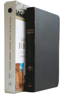 bokomslag Biblia Rvr 1960 Letra Grande Tamaño Manual, Piel Premier Negro / Spanish Bible Rvr 1960 Handy Size Large Print Bonded Leather Black