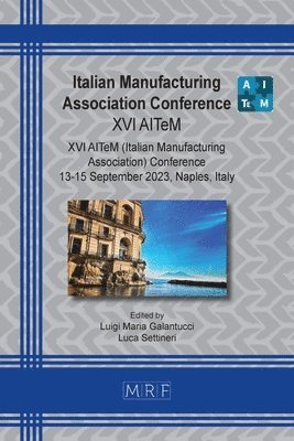 Luigi Maria Galantucci, Luca Settineri - Italian Manufacturing Association Conference, Häftad