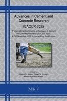 Bolanle D Ikotun, Walied A Elsaigh, Akeem Ayinde Raheem - Advances in Cement and Concrete Research, Häftad