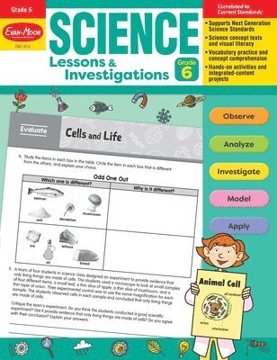 Science Lessons and Investigations, Grade 6 Teacher Resource 1