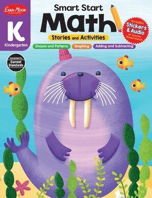 bokomslag Smart Start: Math Stories and Activities, Kindergarten Workbook