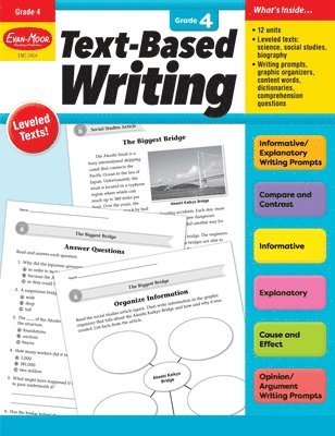 bokomslag Text-Based Writing, Grade 4 Teacher Resource