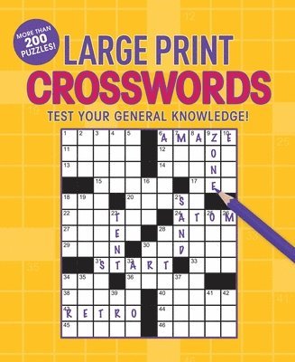 bokomslag Large Print Crosswords