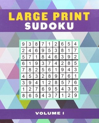 Large Print Sudoku Volume 1 1