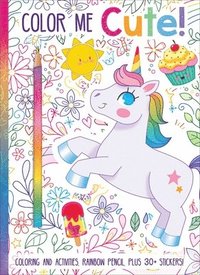 bokomslag Color Me Cute! Coloring Book with Rainbow Pencil