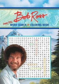 bokomslag Bob Ross Word Search and Coloring Book